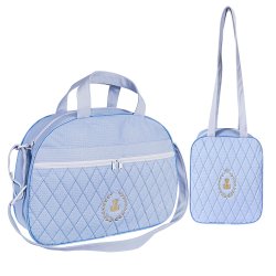 Kit Bolsa Maternidade G + P Urso Azul Kit Bolsa Maternidade G + P Urso Azul