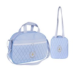 Kit Bolsa Maternidade M + P Urso Azul Kit Bolsa Maternidade M + P Urso Azul