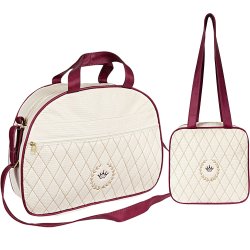 Kit Bolsa Maternidade G + P Coroa Palha Kit Bolsa Maternidade G + P Coroa Palha