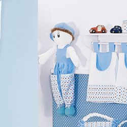 Porta Fraldas Boneco Para Quarto de Bebê Menino Hipopó Porta Fraldas Boneco Para Quarto de Bebê Menino Hipopó