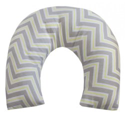 Almofada de Pescoço para Bebê Chevron Amarelo Almofada de Pescoço para Bebê Chevron Amarelo