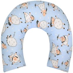 Almofada de Pescoço para Bebê Ovelha Azul Almofada de Pescoço para Bebê Ovelha Azul