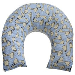 Almofada de Pescoço para Bebê Girafa Azul Almofada de Pescoço para Bebê Girafa Azul