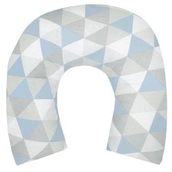Almofada de Pescoço para Bebê Losango Azul Almofada de Pescoço para Bebê Losango Azul