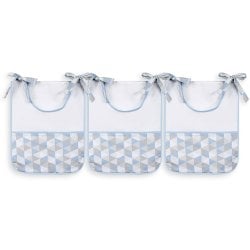 Porta Fraldas Losango Azul 3 Peças Porta Fraldas Losango Azul 3 Peças