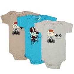 Kit Body de Bebê Thed Malha 3 Peças P Kit Body de Bebê Thed Malha 3 Peças P