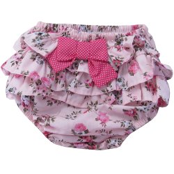 Calcinha de Bebê Flores Rosa Calcinha de Bebê Flores Rosa