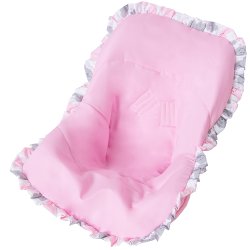 Capa Bebê Conforto Nuvem Rosa Capa Bebê Conforto Nuvem Rosa