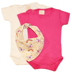 Kit Body de Bebê + Bandana Unicórnio Kit Body de Bebê + Bandana Unicórnio