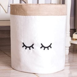 Cesto Organizador Soninho Off White e Cáqui Cesto Organizador Soninho Off White e Cáqui