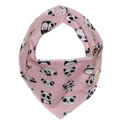 Babador Bandana Panda Rosa Babador Bandana Panda Rosa