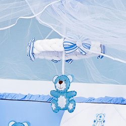 Móbile Para Berço Para Quarto de Bebê Menino Urso Sentinela Azul Móbile Para Berço Para Quarto de Bebê Menino Urso Sentinela Azul