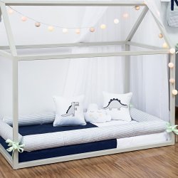Kit Para Mini Cama Montessoriano Dino Percal 300 Fios 5 Peças Kit Para Mini Cama Montessoriano Dino Percal 300 Fios 5 Peças