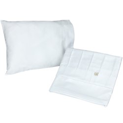 Jogo de Lençol de Berço Branco Percal 300 Fios 3 Peças Jogo de Lençol de Berço Branco Percal 300 Fios 3 Peças