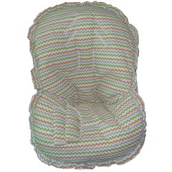 Capa Bebê Conforto Selva Chevron Verde Capa Bebê Conforto Selva Chevron Verde