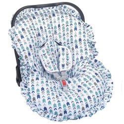 Capa Bebê Conforto Dinossauro Verde 3 Peças Capa Bebê Conforto Dinossauro Verde 3 Peças