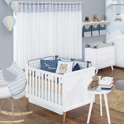Quarto de Bebê My Prince Azul Petróleo 17 Peças Quarto de Bebê My Prince Azul Petróleo 17 Peças