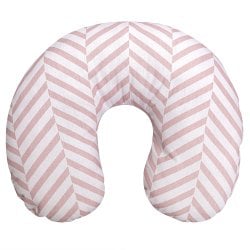 Almofada de Pescoço para Bebê Coelhinha Zig Zag Rosê Almofada de Pescoço para Bebê Coelhinha Zig Zag Rosê