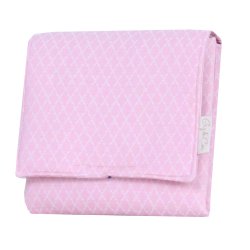 Trocador Portátil Arabesco Rosa com Bolso Trocador Portátil Arabesco Rosa com Bolso