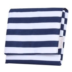 Trocador Portátil Listras Marinho com Bolso Trocador Portátil Listras Marinho com Bolso