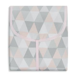 Trocador Portátil Losango Rosa com Bolso Trocador Portátil Losango Rosa com Bolso