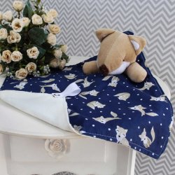 Naninha para Bebê Raposinha Marinho Naninha para Bebê Raposinha Marinho