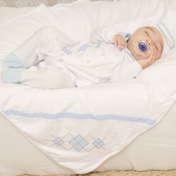 Saída de Maternidade Lucas Branco Malha 4 Peças Saída de Maternidade Lucas Branco Malha 4 Peças