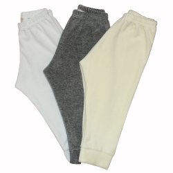 Kit Mijão de Bebê Branco, Cinza e Palha Plush 3 Peças Kit Mijão de Bebê Branco, Cinza e Palha Plush 3 Peças