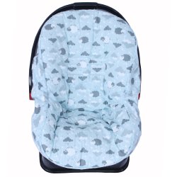 Capa Bebê Conforto Ovelhinha Azul Capa Bebê Conforto Ovelhinha Azul