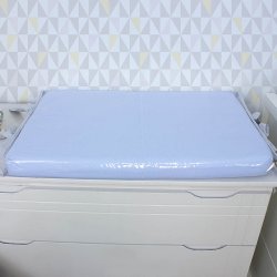 Trocador de Bebê Poá Azul Trocador de Bebê Poá Azul