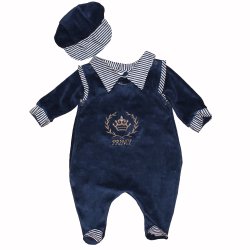 Macacão Longo de Bebê Daniel Marinho Plush 2 Peças Macacão Longo de Bebê Daniel Marinho Plush 2 Peças
