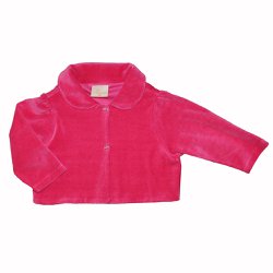 Casaco de Bebê Basic Pink Plush Casaco de Bebê Basic Pink Plush