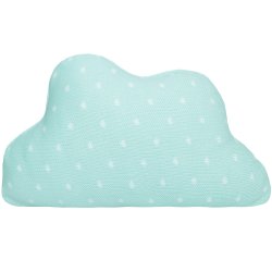 Almofada Nuvem Elliot Poá Verde Menta Tricot Almofada Nuvem Elliot Poá Verde Menta Tricot