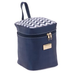 Porta Mamadeira Térmico Chevron Marinho Porta Mamadeira Térmico Chevron Marinho