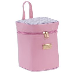 Porta Mamadeira Térmico Chevron Rosa Porta Mamadeira Térmico Chevron Rosa