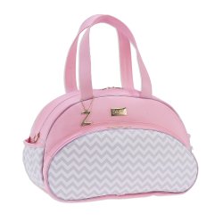 Bolsa Maternidade Chevron e Rosa G Bolsa Maternidade Chevron e Rosa G