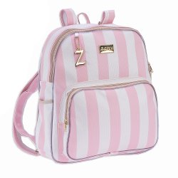 Mochila Maternidade Elegance Listrada Rosa Mochila Maternidade Elegance Listrada Rosa