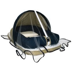 Ninho para Bebê com Mosquiteiro Marinho e Cáqui 4 Peças Ninho para Bebê com Mosquiteiro Marinho e Cáqui 4 Peças