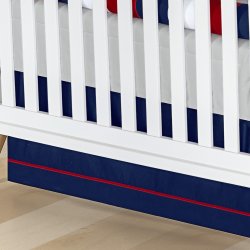 Saia de Berço Navy Marinho Percal 150 Fios Saia de Berço Navy Marinho Percal 150 Fios
