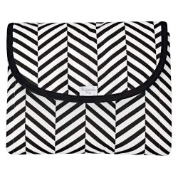 Trocador Portátil Zig Zag Preto com Bolso Trocador Portátil Zig Zag Preto com Bolso