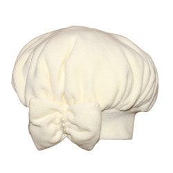Boina para Bebê Laço Palha Plush Boina para Bebê Laço Palha Plush