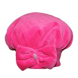 Boina para Bebê Laço Pink Plush Boina para Bebê Laço Pink Plush