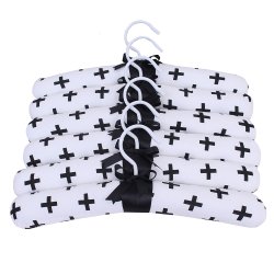 Kit de Cabide Cruzinha Preto 6 Peças Kit de Cabide Cruzinha Preto 6 Peças