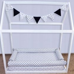 Kit Para Mini Cama Montessoriano Panda Preto 7 Peças Kit Para Mini Cama Montessoriano Panda Preto 7 Peças