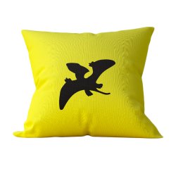 Almofada Dinossauro Ptero Amarelo Almofada Dinossauro Ptero Amarelo