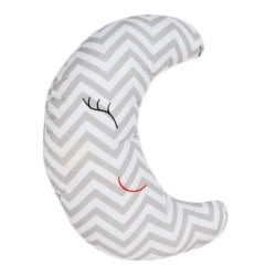 Almofada Lua Chevron Cinza Almofada Lua Chevron Cinza
