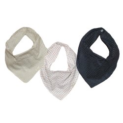 Kit Babador Bandana Poá Bege, Vermelho e Marinho 3 Peças Kit Babador Bandana Poá Bege, Vermelho e Marinho 3 Peças