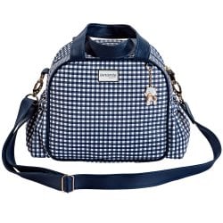 Bolsa Maternidade Vichy Xadrez Marinho P Bolsa Maternidade Vichy Xadrez Marinho P