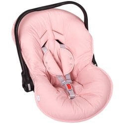 Capa Bebê Conforto Rosê 3 Peças Capa Bebê Conforto Rosê 3 Peças
