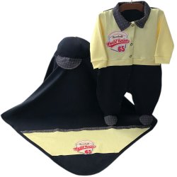 Saída de Maternidade Baseball Marinho e Amarelo 3 Peças Saída de Maternidade Baseball Marinho e Amarelo 3 Peças